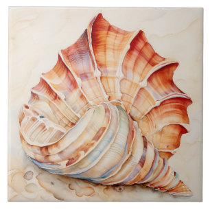 Carreau Aquarelle Sea Shell