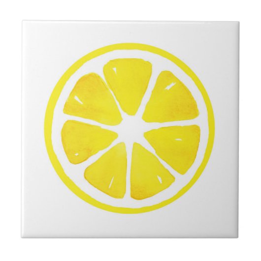 Carreau Aquarelle tranche citron (Devant)