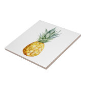 Carreau Aquarelle tropicale tendance Ananas (Côté)