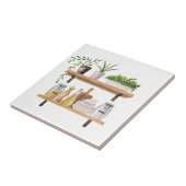 Carreau Aquarelle Ustensiles de cuisine Style scandinave (Côté)