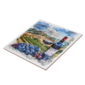 Carreau Aquarelle Vineyard (Côté)