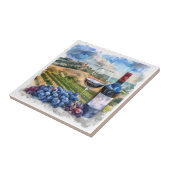 Carreau Aquarelle Vineyard (Côté)