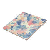 Carreau Aquarelles bleu rose (Côté)