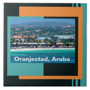 Carreau Aquarelles d'Oranjestad, Aruba