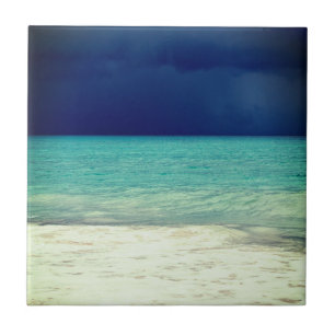 Carreau Aquarelles, plage et mer, ciel