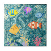 Carreau aquarium tropical (Devant)