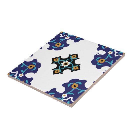 Carreau arabesque persan (Côté)