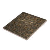 Carreau Arabesque Starburst : Bronze Oxydé #11 ID1227 (Côté)