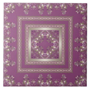 Carreau Arabic antique decorative east ornamental baroque