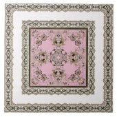 Carreau Arabic antique decorative east ornamental baroque (Devant)