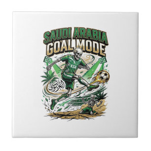 Carreau Arabie Saoudite Mode de but Skeleton Striker Natio