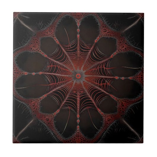 Carreau Araignée de Redback Fractal Art, (Devant)
