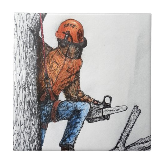 Carreau Arboriste Tree Surgeon (Devant)