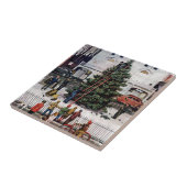 Carreau Arbre dans le Carré de ville (Côté)