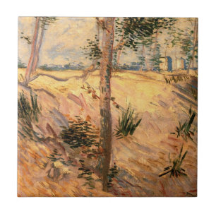 Carreau Arbre dans un champ un jour ensoleillé par Vincent