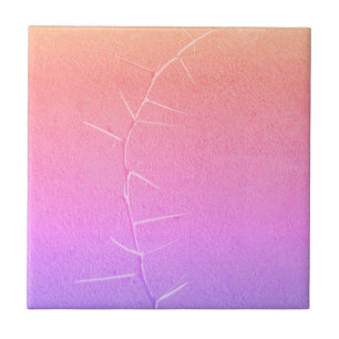 Carreau Arbre de fleur de béton pourpre à brindille