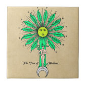 Carreau Arbre de Hermes de l'alchimie (Devant)