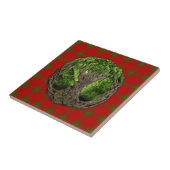 Carreau Arbre de la vie celtique et clan MacDonald de (Côté)