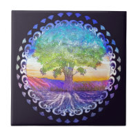 Arbre de l'amour de la vie, paix, équilibre