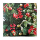 Carreau Arbre de Noël décoré (Devant)