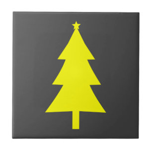 Carreau Arbre de Noël du sapin jaune