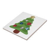 Carreau arbre de noël émoji (Côté)