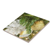 Carreau Arbre de Noël I Argent et Or (Côté)