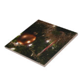 Carreau Arbre de Noël II Vacances Rouge et Or (Côté)