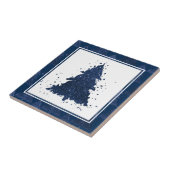 Carreau Arbre de Noël Moody | Classy Dark Navy Bleu (Côté)