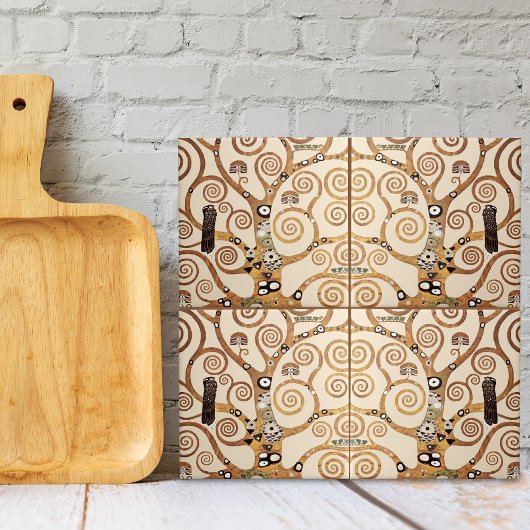 Carreau Arbre de vie Gustav Klimt Art