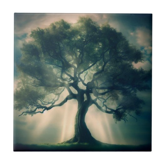 Carreau Arbre de vie I Carrelage en céramique (Devant)