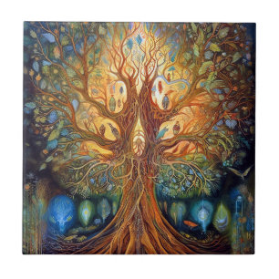 Carreau Arbre De Vie L'Art Surréaliste De La Nature