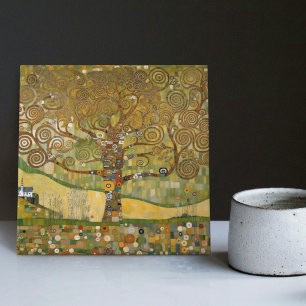 Carreau Arbre doré Klimt de la vie Art nouveau Abstrait Ce