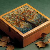 Carreau Arbre doré Klimt de vie Art Nouveau Abstrait