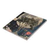 Carreau Arbre et fleurs de la lune (Côté)