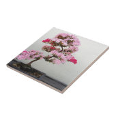 Carreau Arbre rose bonsaï (Côté)