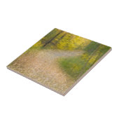 Carreau Arbres aux couleurs d'automne et chemin couvert de (Côté)