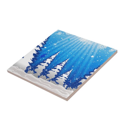 Carreau Arbres de Noël (Côté)