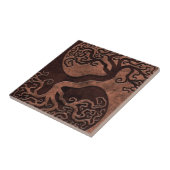 Carreau Arbres en pierre Brown de Yin Yang (Côté)