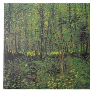 Carreau Arbres et sous-bois par Van Gogh