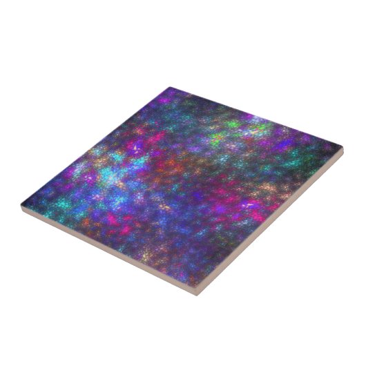 Carreau Arc arc-en-ciel fractal (Côté)