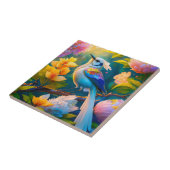 Carreau Arc en arc-en-ciel Jay Imaginaire Bird (Côté)