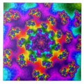 Carreau Arc-en-ciel fleuri (Devant)