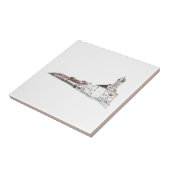 Carreau Architecture Old Water Fire Tower Sketch (Côté)