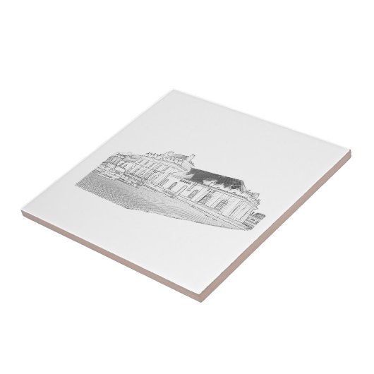 Carreau Architecture Sketch Old Gare (Côté)