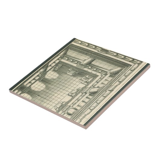 Carreau Architecture vintage, Atrium Courtyard Perspective (Côté)