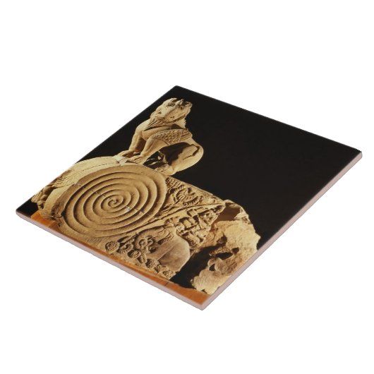 Carreau Architrave de couleur chamois de grès avec le (Côté)