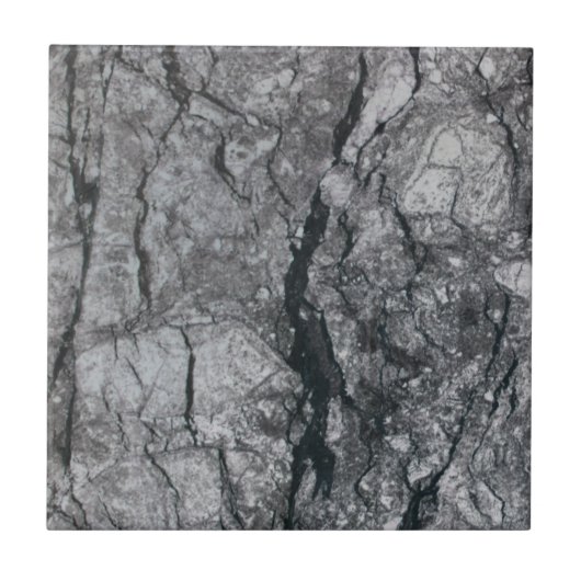 Carreau Ardoise nuageuse Noir Roulé marbre finition pierre (Devant)