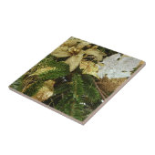 Carreau Argent et or Noël Arbre II (Côté)