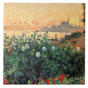 Carreau Argenteuil, Fleurs au Bord de la Rivière,